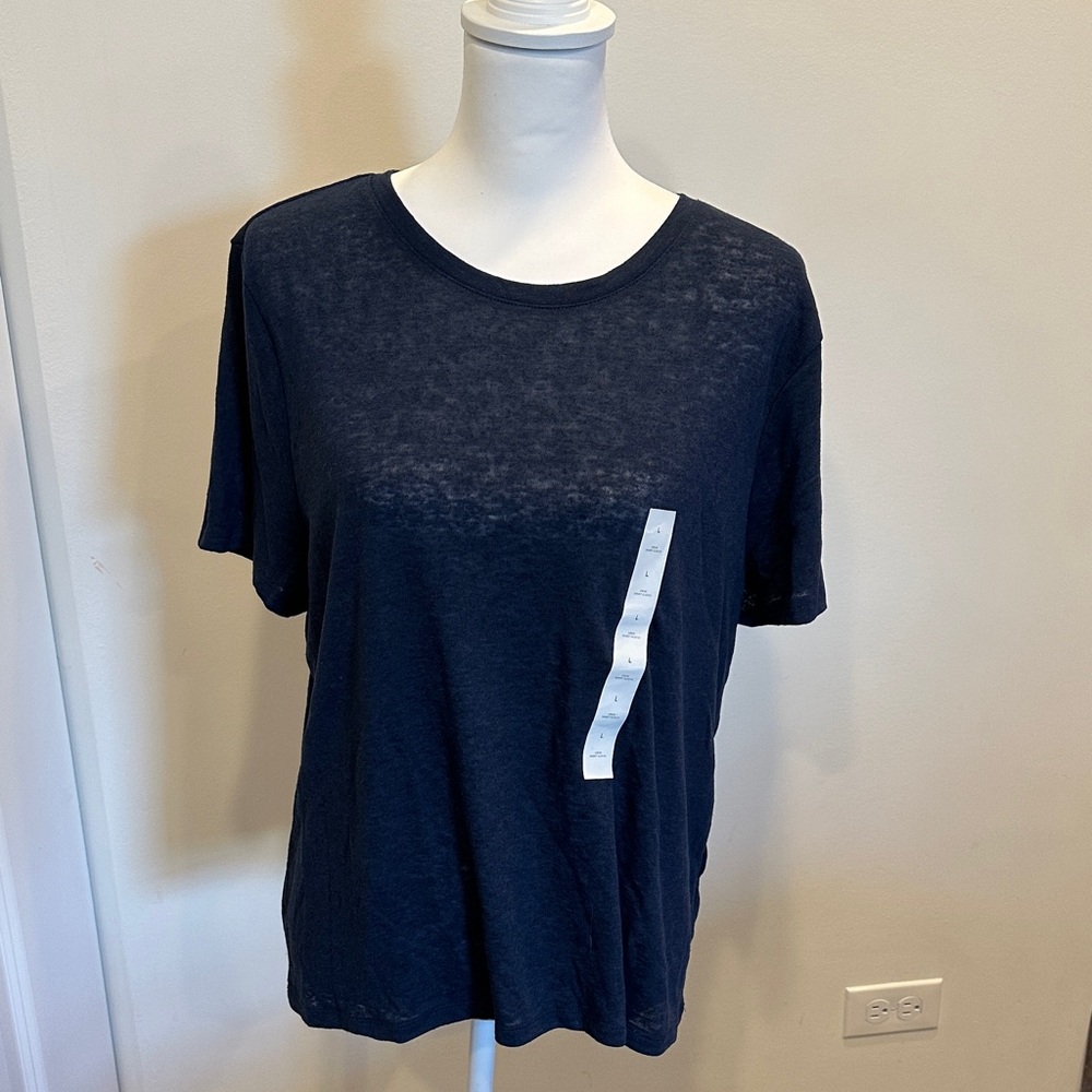 Banana Republic Navy Short Sleeve Tee
